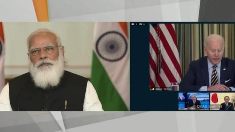 Modi, Quad summit Modi, Quad summit