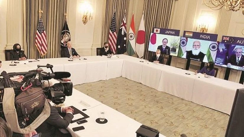 quad, india, foreign policy, japan, australia, US, india, biden, modi, Scott Morrison, Yoshihide Suga, quad, india, foreign policy, japan, australia, US, india, biden, modi, Scott Morrison, Yoshihide Suga,