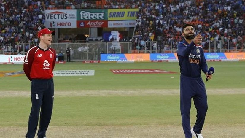 Virat Kohli, Eoin Morgan Virat Kohli, Eoin Morgan