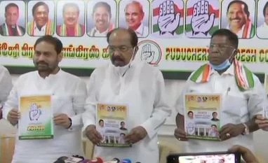 Puducherry Assembly polls: Will NR Cong chief N Rangaswamy become CM again? Congress Puducherry assembly election manifesto 2021