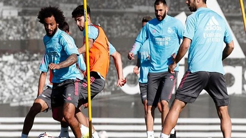Real Madrid, Football, Marcelo, Marco Asensio, Karim Benzema Real Madrid, Football, Marcelo, Marco Asensio, Karim Benzema
