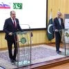 Russia's Foreign Minister Sergei Lavrov and his Pakistani counterpart Shah Mehmood Qureshi attend a news conference following their talks in Islamabad (Photo: Reuters)