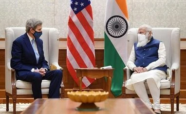 US envoy for climate John Kerry calls on PM Modi John Kerry