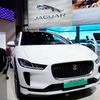 A Jaguar I-Pace electric vehicle (EV) is seen displayed at the Jaguar Land Rover booth during a media day for the Auto Shanghai show in Shanghai (Photo: Reuters)