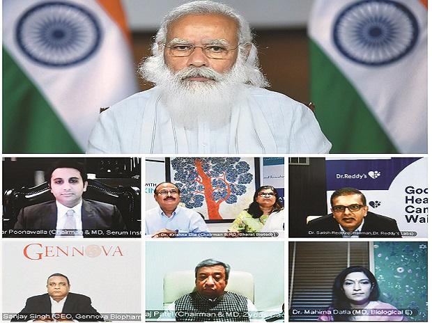 Prioritise country first, PM Modi tells Covid-19 vaccine makers Prioritise country first, PM Modi tells Covid-19 vaccine makers