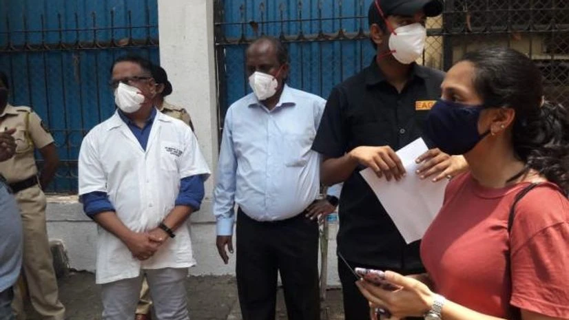 covid People lined up to get vaccinated after the rollout was opened up to all adults, in Mumbai on May 1
