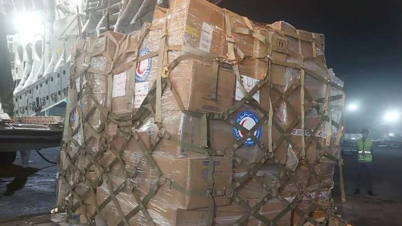 Covid aid Photo: MEA