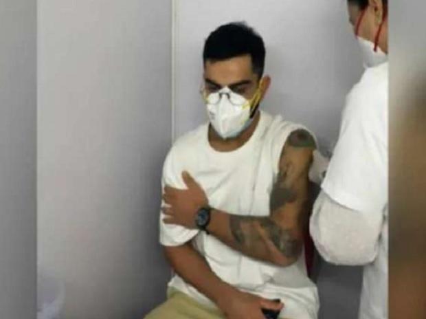 India skipper Virat Kohli receives first dose of coronavirus vaccine