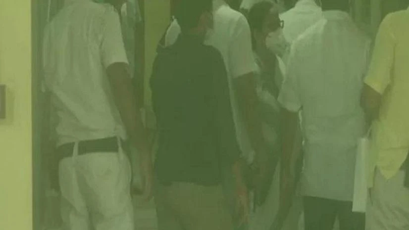 Mamata Banerjee at CBI office Bengal CM Mamata Banerjee has reached the CBI office over the detention of her ministers. (ANI)