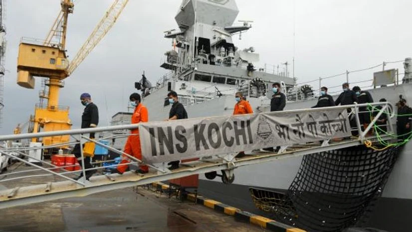 People who were stranded at sea aboard Barge P305 due to Cyclone Tauktae exit the Indian Naval Ship (INS) Kochi after they were rescued by the Indian Navy, at Naval Dockyard, Mumbai (File Photo: Reuters) People who were stranded at sea aboard Barge P305 due to Cyclone Tauktae exit the Indian Naval Ship (INS) Kochi after they were rescued by the Indian Navy, at Naval Dockyard, Mumbai (File Photo: Reuters)
