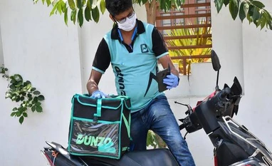 Dunzo reports 320% rise in delivering medicines, groceries in India Dunzo delivery partner
