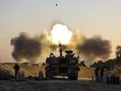 Israeli artillery unit, Israeli Gaza border, palestine Israeli artillery unit, Israeli Gaza border, palestine