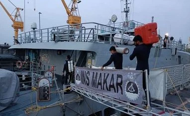 INS Makar locates tugboat Varaprada, divers looking for bodies, says Navy INS Makar