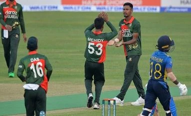 BAN vs SL: Mustafizur hopeful to play 2nd ODI despite suffering from cramp Mustafizur Rahman celebrate after taking a wicket during Bangladesh vs Sri Lanka 1st ODI. Photo: ICCC