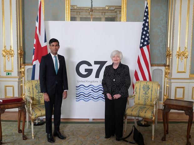 G7 finance ministers meet in London to broker global tax deal