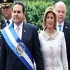 Former El Salvador President and his wife