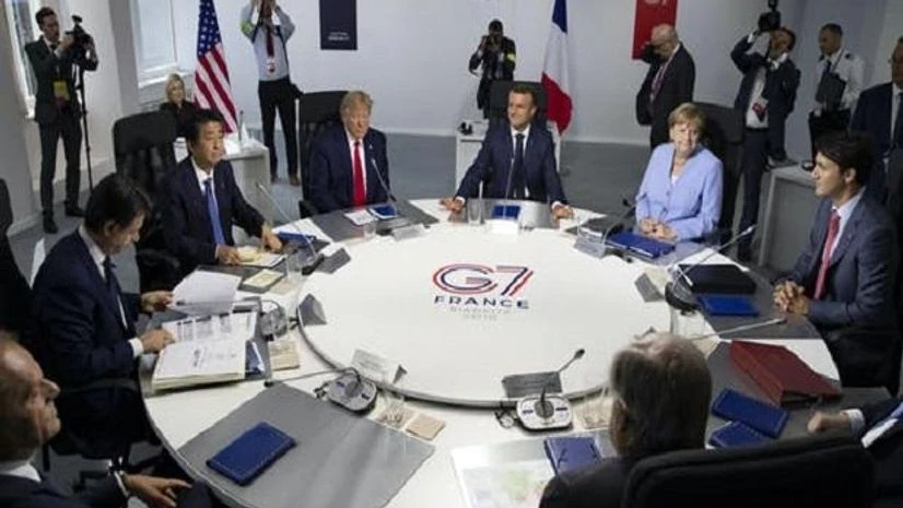 G7 meet The last G7 summit in 2019 was characterised by tensions over Brexit, democracy, and environmental policy. Ian Langsdon/EPA-EFE