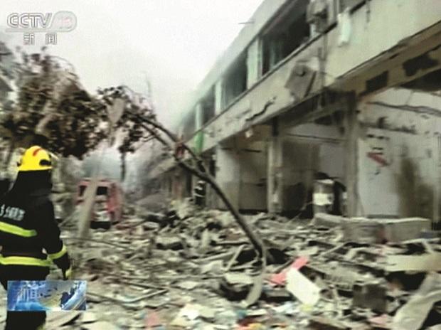 China gas explosion
