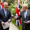 British Prime Minister Boris Johnson with Australian Prime minister Scott Morrison