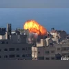 Israel Airstrike Israel's response has seen it hit nearly 800 targets, including a massive assault Friday on a Hamas tunnel network dug under civilian areas.(AP)