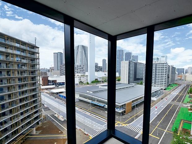 Shops, parks and timber plazas: The Olympic village welcomes world