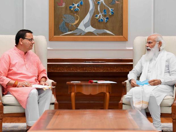 Uttarakhand CM Dhami calls on PM Modi, seeks direction on Covid