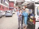 vaccine, vaccination, srinagar, kashmir A health worker administers Covid-19 vaccine dose to a person, in Srinagar on Tuesday. Photo: PTI