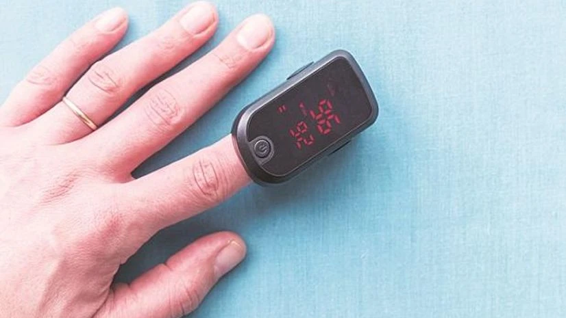 oximeter An oximeter is pictured above