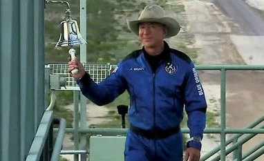 Jeff Bezos, world's richest man, boards Blue Origin spacecraft in Texas Jeff Bezos