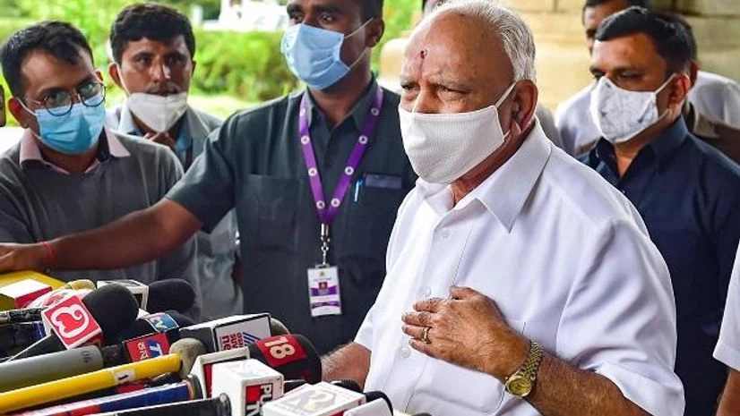 B S Yediyurappa Karnataka Chief Minister B S Yediyurappa talks to media before attending the cabinet meeting at Vidhana Soudha in Bengaluru (Photo: PTI)