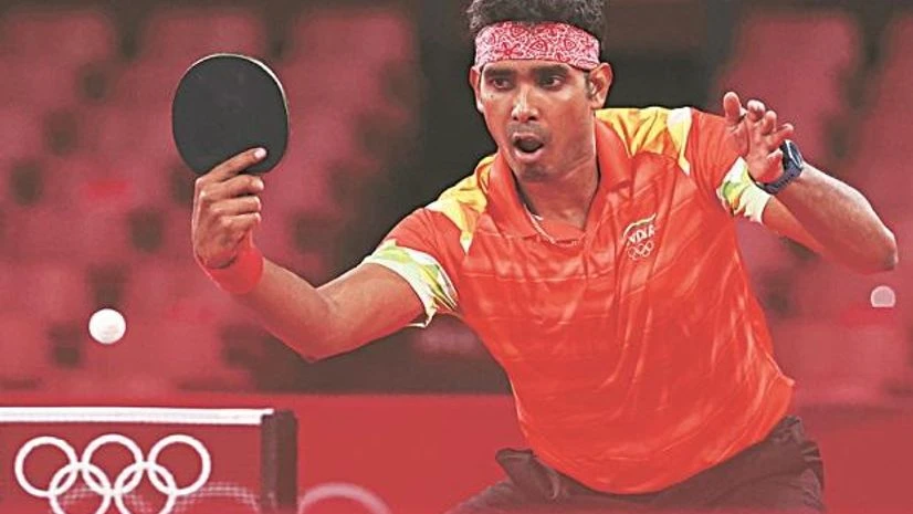 Indian table tennis player Sharath Kamal Indian table tennis player Sharath Kamal