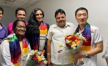 P V Sindhu, a double Olympic medallist, gets grand welcome in Delhi PV Sindhu