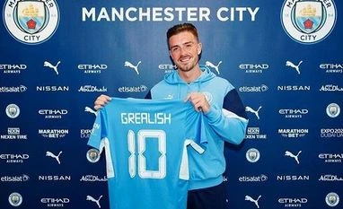 Manchester City break British transfer record to sign Jack Grealish Jack Grealish
