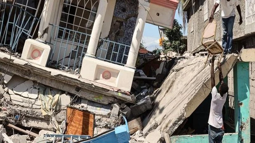 Haiti Earthquake The quake hit 7.5 miles northeast of the town of Saint-Luis du Sud on the country’s southwestern Tiburon Peninsula. (Photo: Bloomberg)
