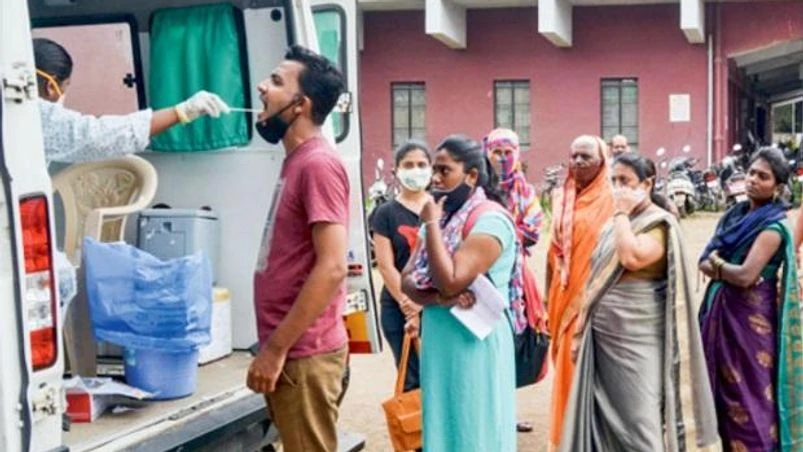 Kerala, Covid-19, Coronavirus Kerala’s test positivity rate is 19.22 per cent as against 17.13 per cent in the last seven days.