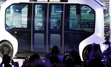 Toyota halts self-driving e-Palette vehicles after Olympic village accident Toyota Motor Corporation President, Akio Toyoda, e-Palette autonomous concept vehicle