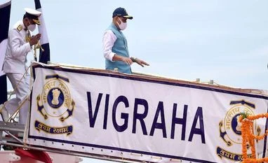 India has great opportunity to become 'shipbuilding hub': Rajnath Singh Rajnath Singh