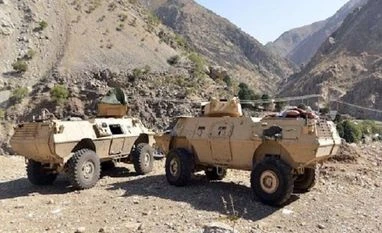 Afghan territory must not become source of terrorism: India, France File photo - Armored vehicles are seen in Panjshir Valley, north of Kabul, Afghanistan
