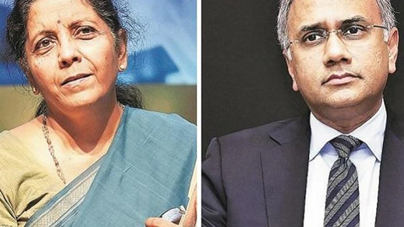 Nirmala Sitharaman, Salil Parekh Nirmala Sitharaman, Salil Parekh