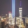 The “Tribute in Light” public art installation in remembrance of the attacks. (Photo: Reuters)
