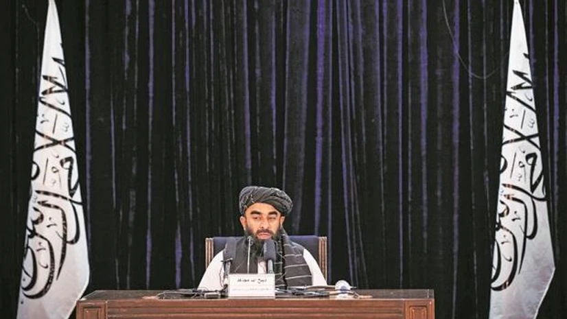 Taliban government spokesman Zabihullah Mujahid Taliban government spokesman Zabihullah Mujahid