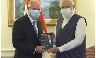 PM Modi meets Blackstone CEO Schwarzman, discuss investment potential PM Modi