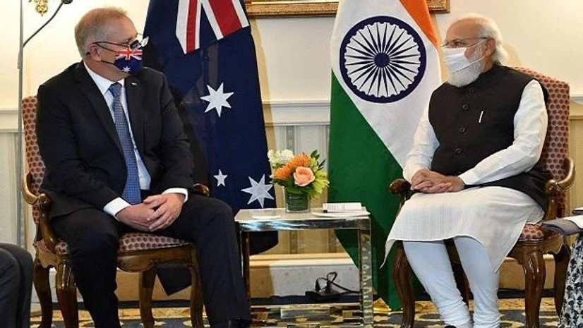 Narendra Modi in US, Scott Morrison Narendra Modi in US, Scott Morrison