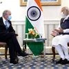 Stephen Schwarzman, Narendra Modi in US