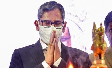 'Dancing on razor's edge': CJI on journalists' work in present time N V Ramana