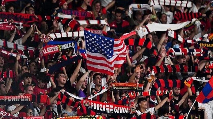 Serie A, football club fans, Genoa Serie A, football club fans, Genoa