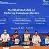 Union Minister for Commerce & Industry Piyush Goyal releases the publication at the National Workshop on ‘Reducing Compliance Burden and Citizen Activities’, organised by the DPIIT, in New Delhi. Ministers of State for Commerce & Industry Som Parkash