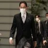 Japanese Prime Minister Fumio Kishida arrives at the prime minister's official residence after he and his ministers attended the attestation ceremony of his cabinet at the Imperial Palace Monday, Oct. 4, 2021. (Photo: AP)