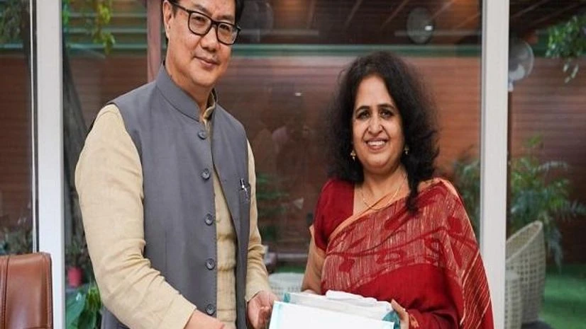 Reeta Vasistha, Kiren Rijiju Reeta Vasistha, Kiren Rijiju
