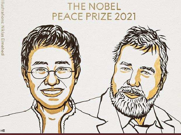 Journalists from Philippines, Russia given Nobel Peace Prize